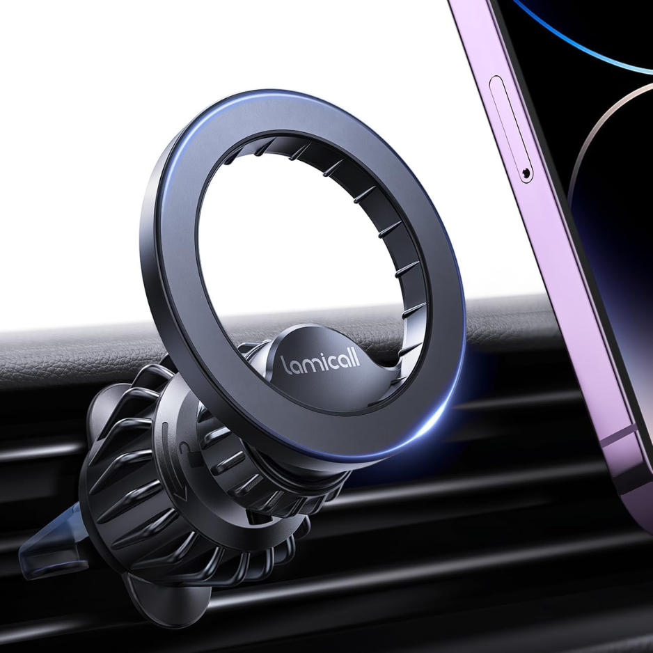 Car Vent Phone Mount With 20 Strong Magnets, Magnetic Air Vent Holder For IPhone And Smartphones photo 1