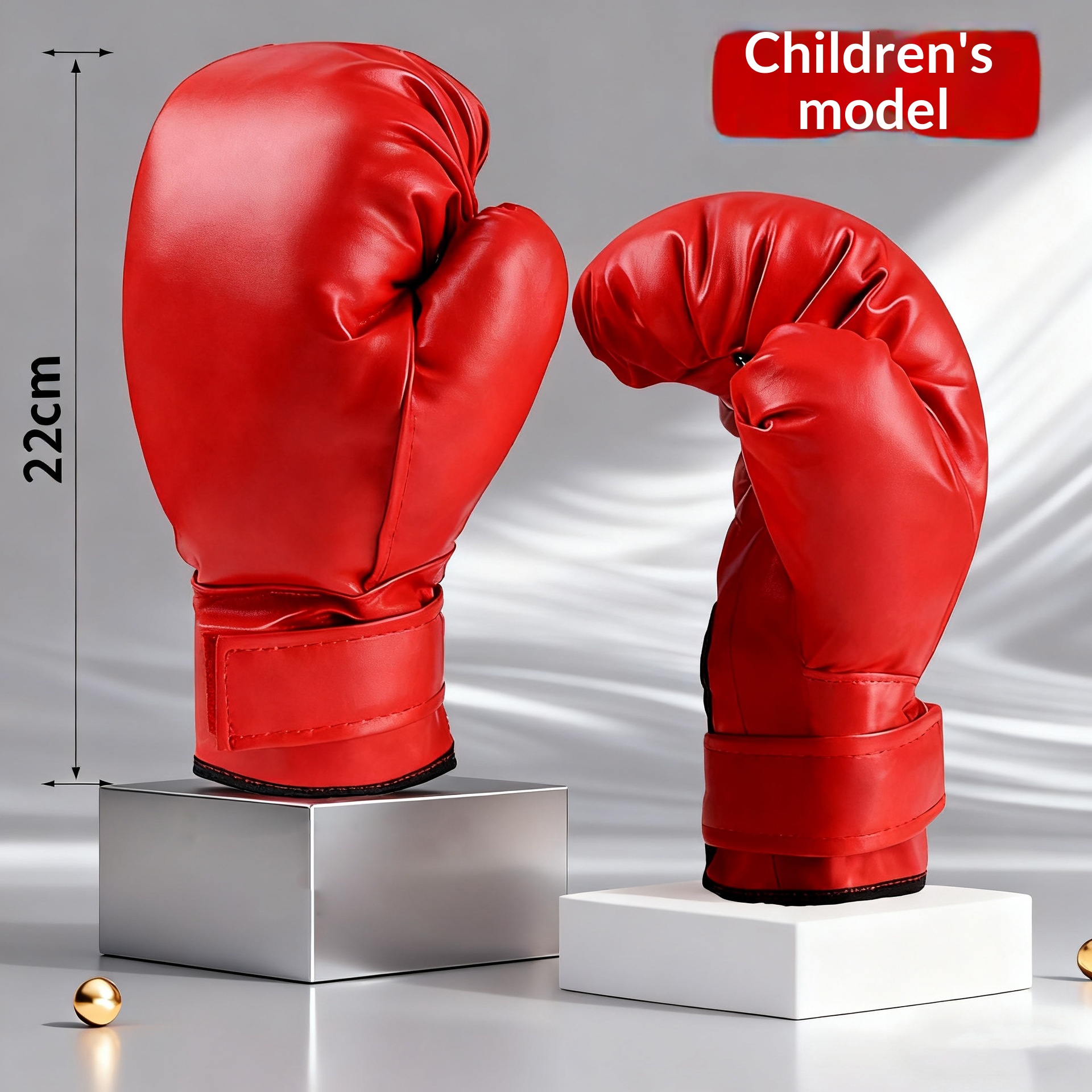 Children's Boxing Gloves, Adult Boxing Gloves, Standing Punching Bag, Kids' Sandbag Training, Shock-Absorbing, Home Use, Split-Finger Design, Boys photo 1