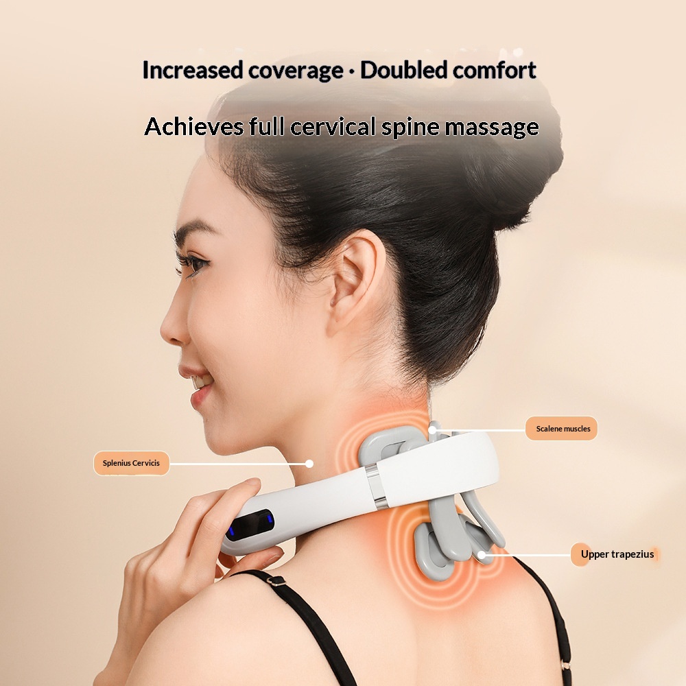 Meilan Cervical Massager Wholesale Low Frequency Pulse Intelligent Neck Protector Neck Massager Neck Massager photo 1