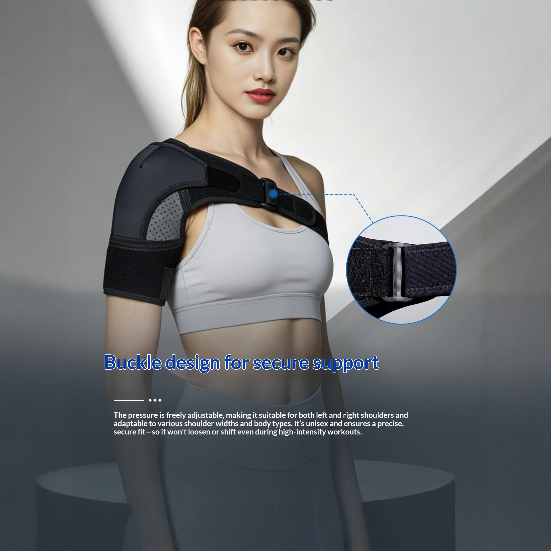 Cross-border In-stock Four-season Hip Support Belt, Sports Fitness Leg Support, Groin Belt, Breathable Fitness Waist Support, Anti-strain Protective Gear photo 7