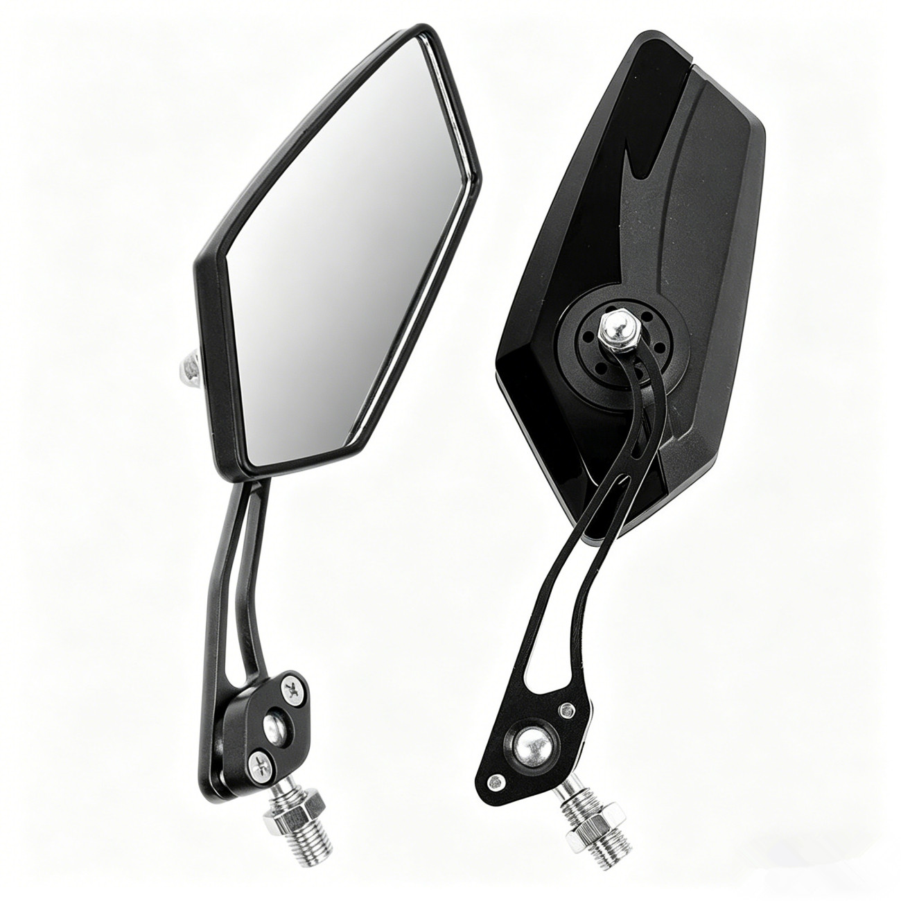 Bike Mirror Rear View Mirror HD Convex Mirror For Bicycle, E-bike, Scooter, 360-degree Rotatable photo 1