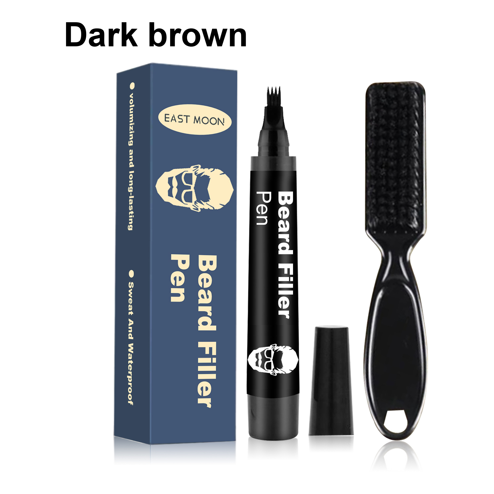 Beard Filler Black 1pc  1 Comb Box photo 3