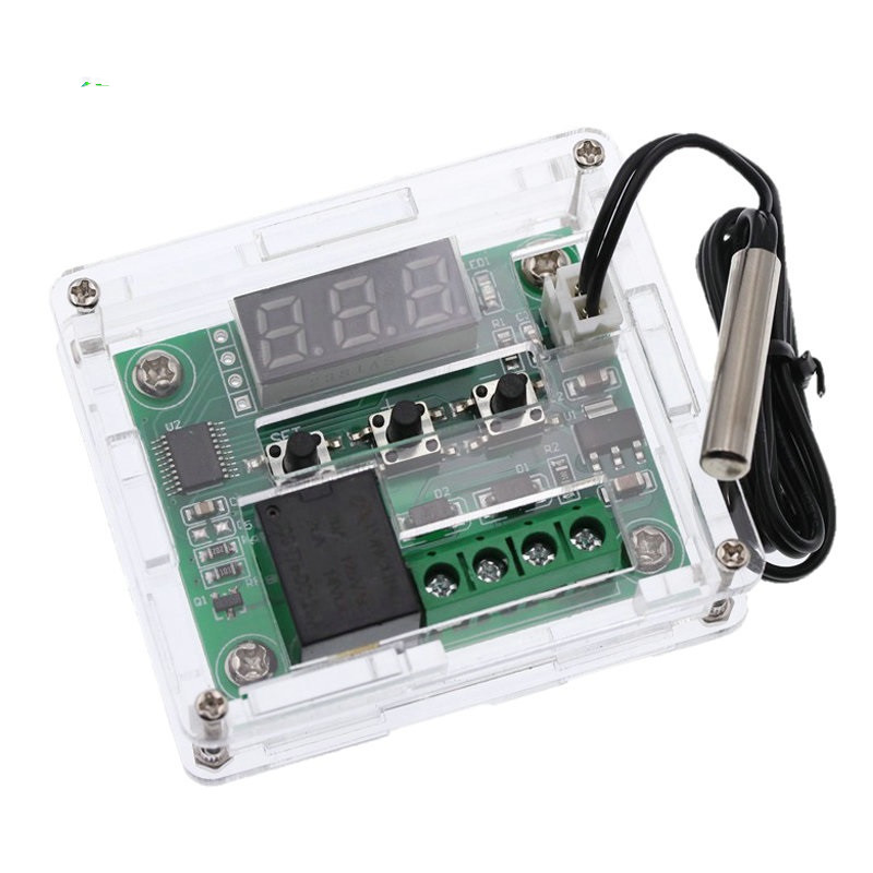 Digital Display Thermostat High Precision Temperature Controller Shell Acrylic photo 2