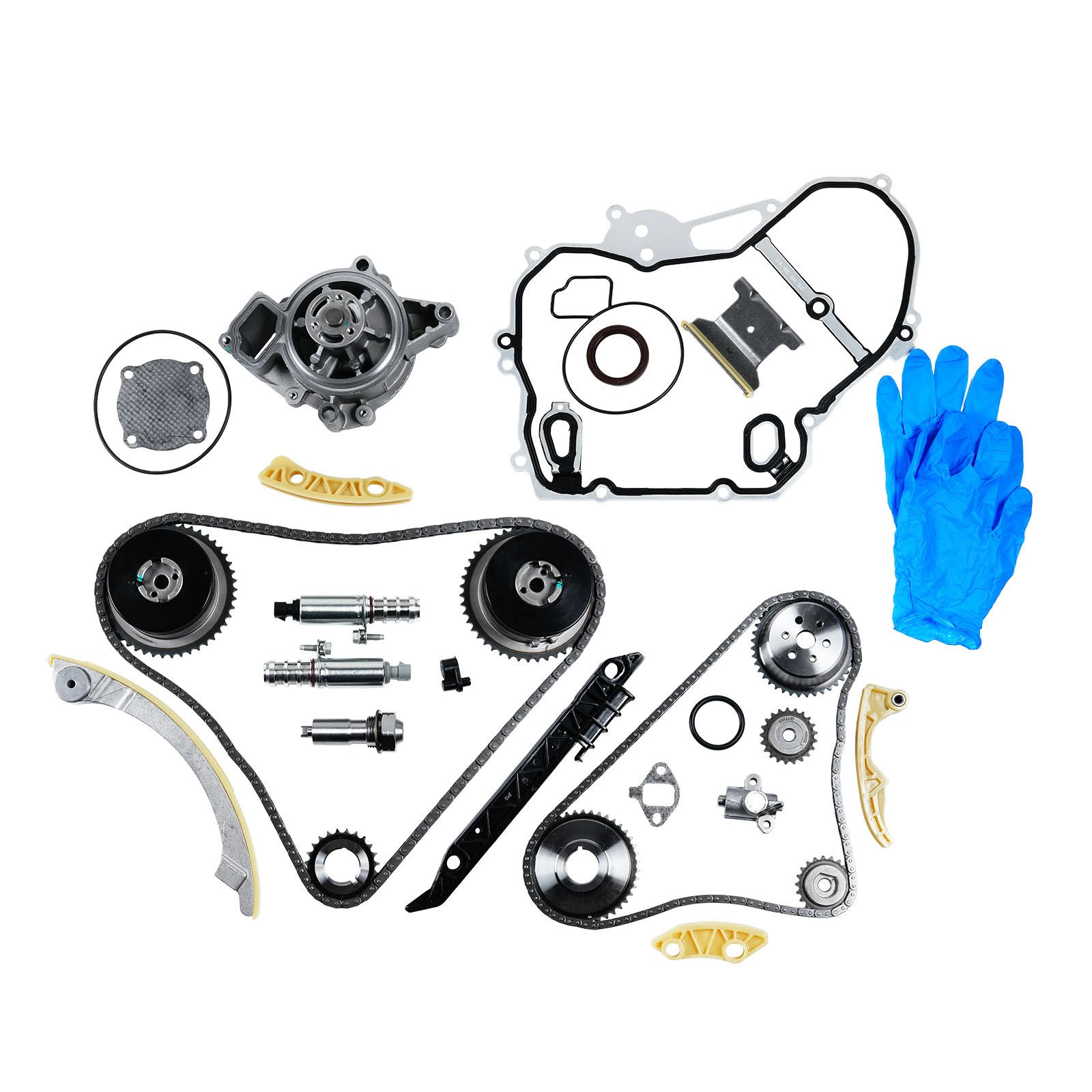 Timing Chain Kit Water Pump VVT Gear For 09-17 Chevy Equinox Buick GMC 2.4L 2.2L photo 1