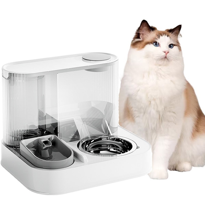 2 In 1 Automatic Cat Feeder Water Dispenser Dry Wet Pet Dog Puppy Food Dispenser photo 3
