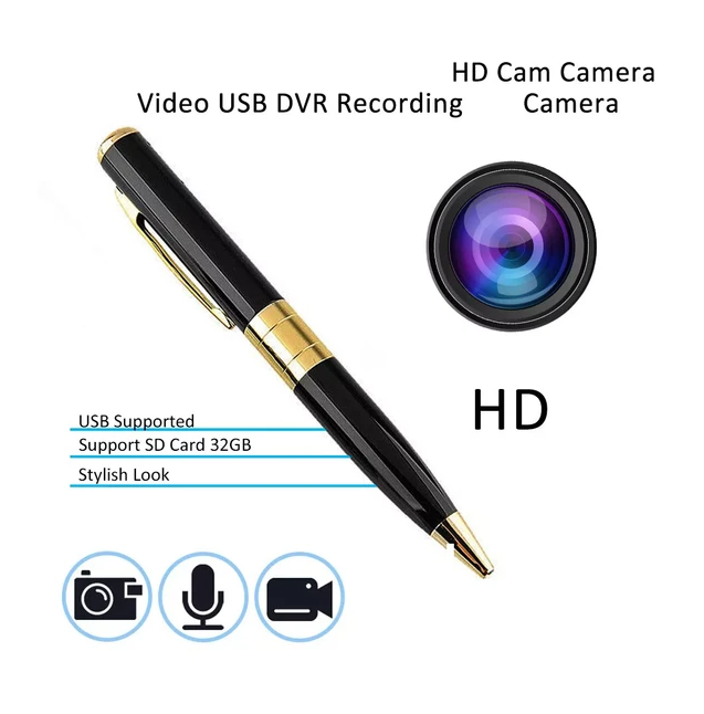 Pen Camera Cam Mini Hidden Pocket Audio Video Recorder DVR Security 1080P HD USA photo 1