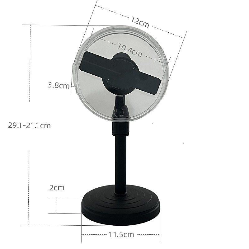 Wiilala 3D Holographic Fan, 4.7 Inch 3D Holographic Fan With WiFi Projector, Built-in Video - HD LED Holographic Disesktop Stand, LED Holographic Display Screen, Suitable For Shops, Bars, Gifts photo 5