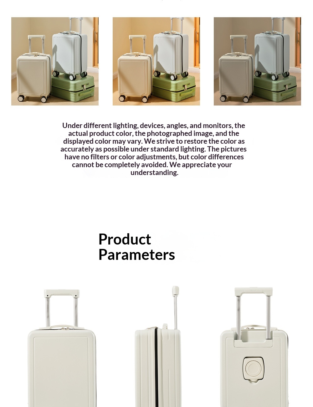 New Lightweight Suitcase For Boarding, Travel Luggage, Women's Quiet, Children's Small Password Suitcase, Men's 16 Inch photo 4