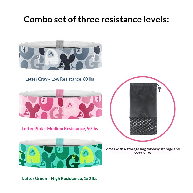 Cross-Border Wholesale Fitness Elastic Band For Beautiful Buttocks, Lifting Buttocks, Squats, Butt Straps, Pulling Rings, Yoga Resistance Band Supplies photo 5