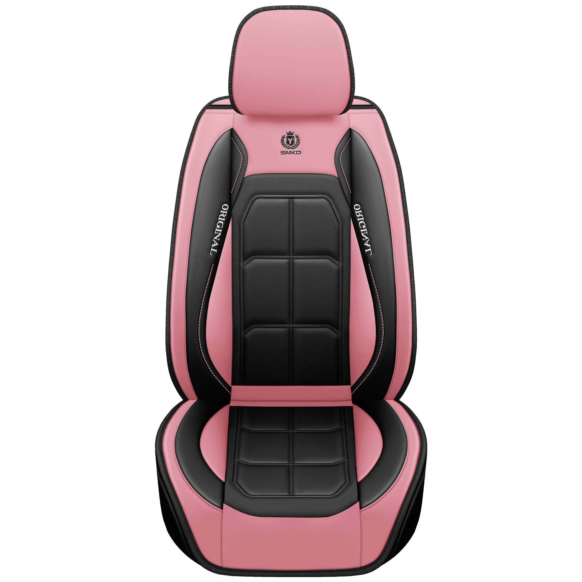 Universal 5 Seats Full Leather Car Seat Covers 8 Optional Colors Wear Resistant Auto Interior Seat Cushion Protectors For Most Vehicles photo 3