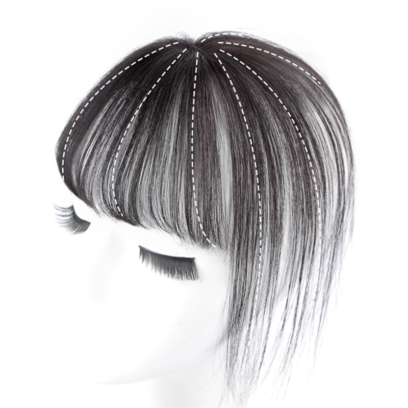 French Fake Bangs In  Middle Of The Air Flow Sea photo 4