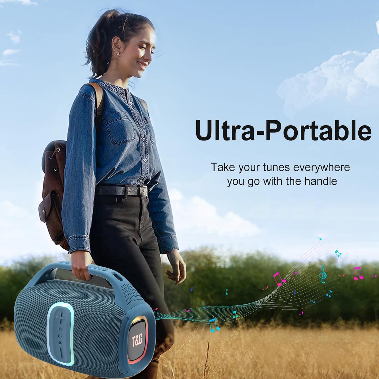 Portable Speakers With Dynamic Colourful LED Lights photo 4