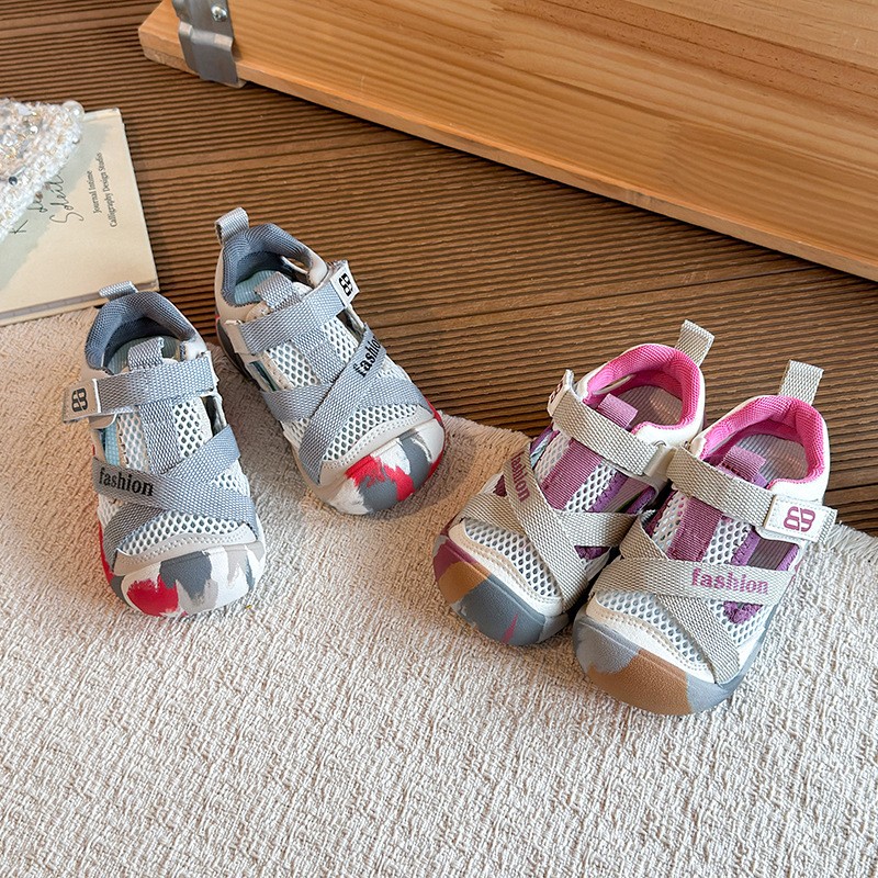 2026 Summer Kids Water Shoes, Boys & Girls Closed-Toe Sandals, Outdoor Beach Mesh Sneakers For Toddlers photo 5