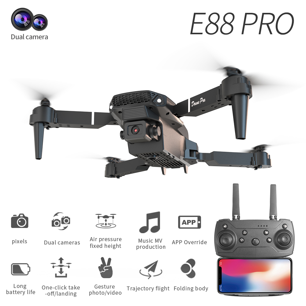 E88Pro Dual Camera Dual Electric Drone photo 4