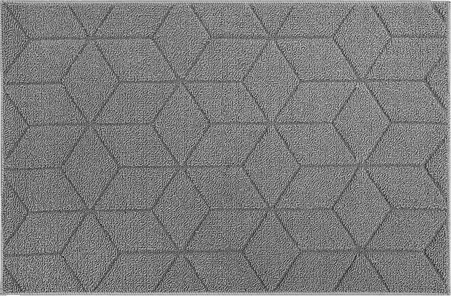 Grey Indoor Welcome Door Mat 20x32 Inch, Entrance Floor Mat For Front Door, Entryway, Hallway And Home photo 1