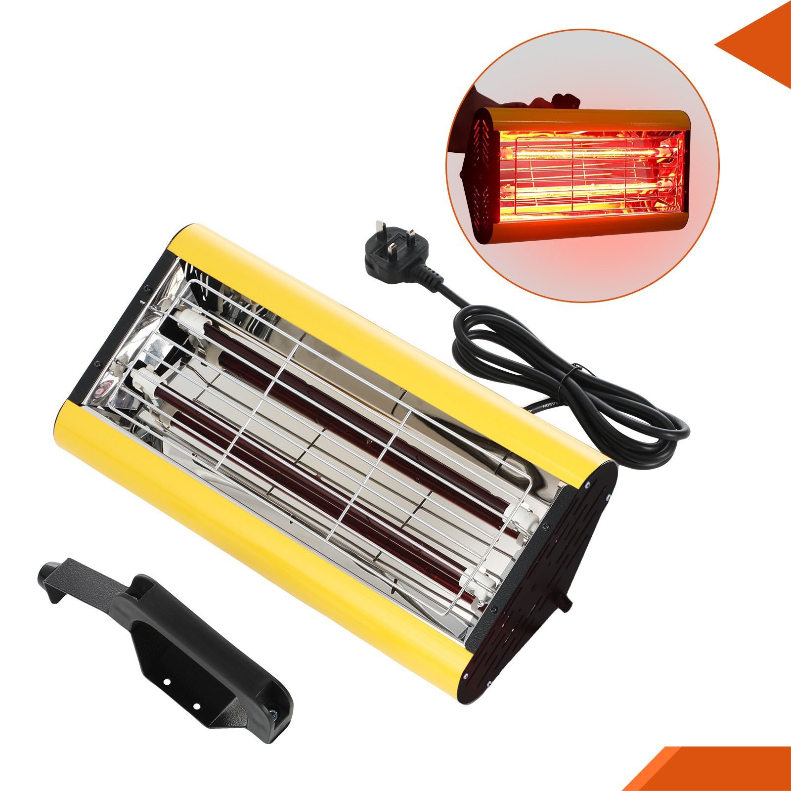 2500W Infrared Paint Curing Lamp For Drying Hot Paint Dryer Heating Lamp Drying photo 5