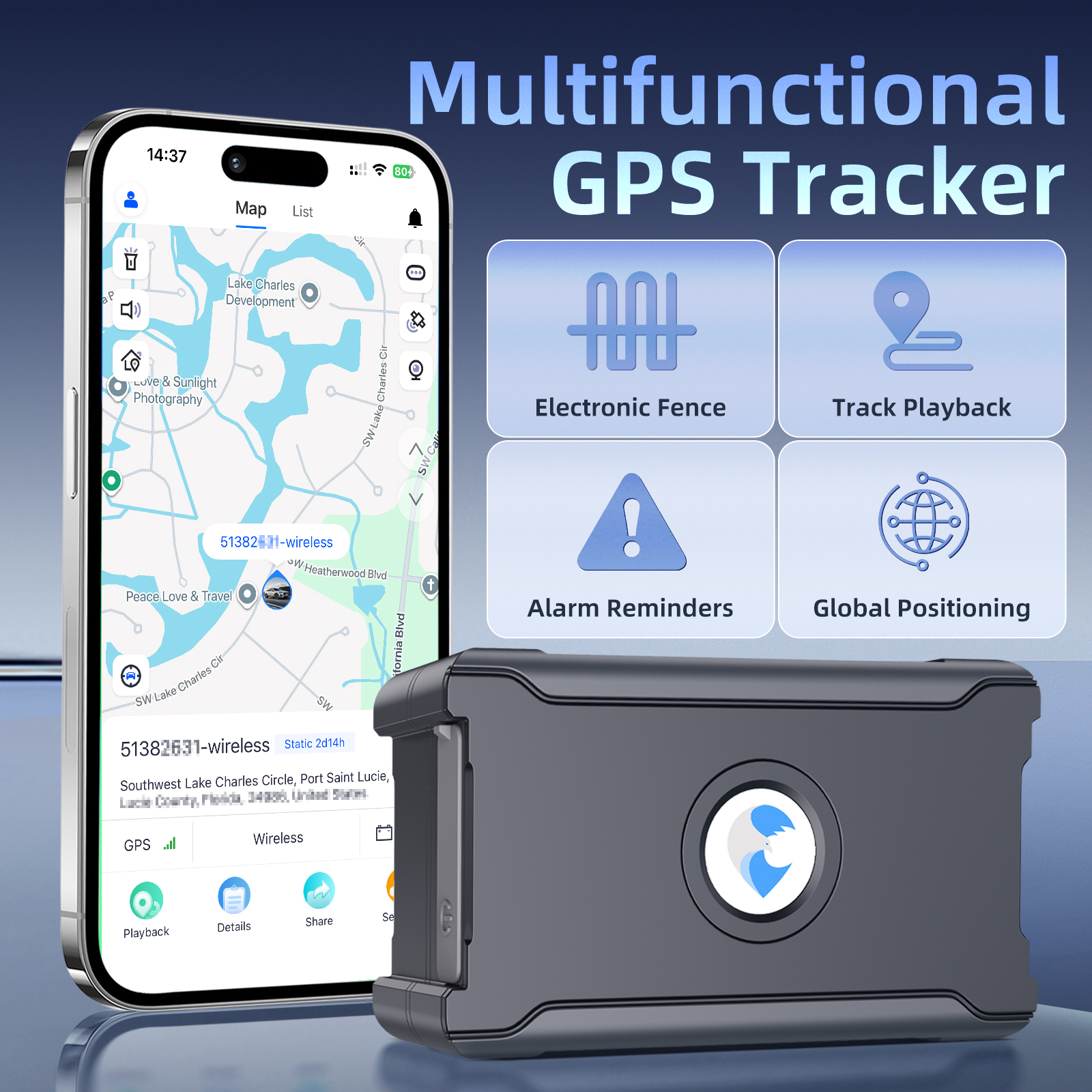 Anti-Theft Hidden GPS Tracker With Remote Control Real-Time Vehicle Tracker For Car, Truck, Motorcycle & Luggage, Subscription Required photo 7