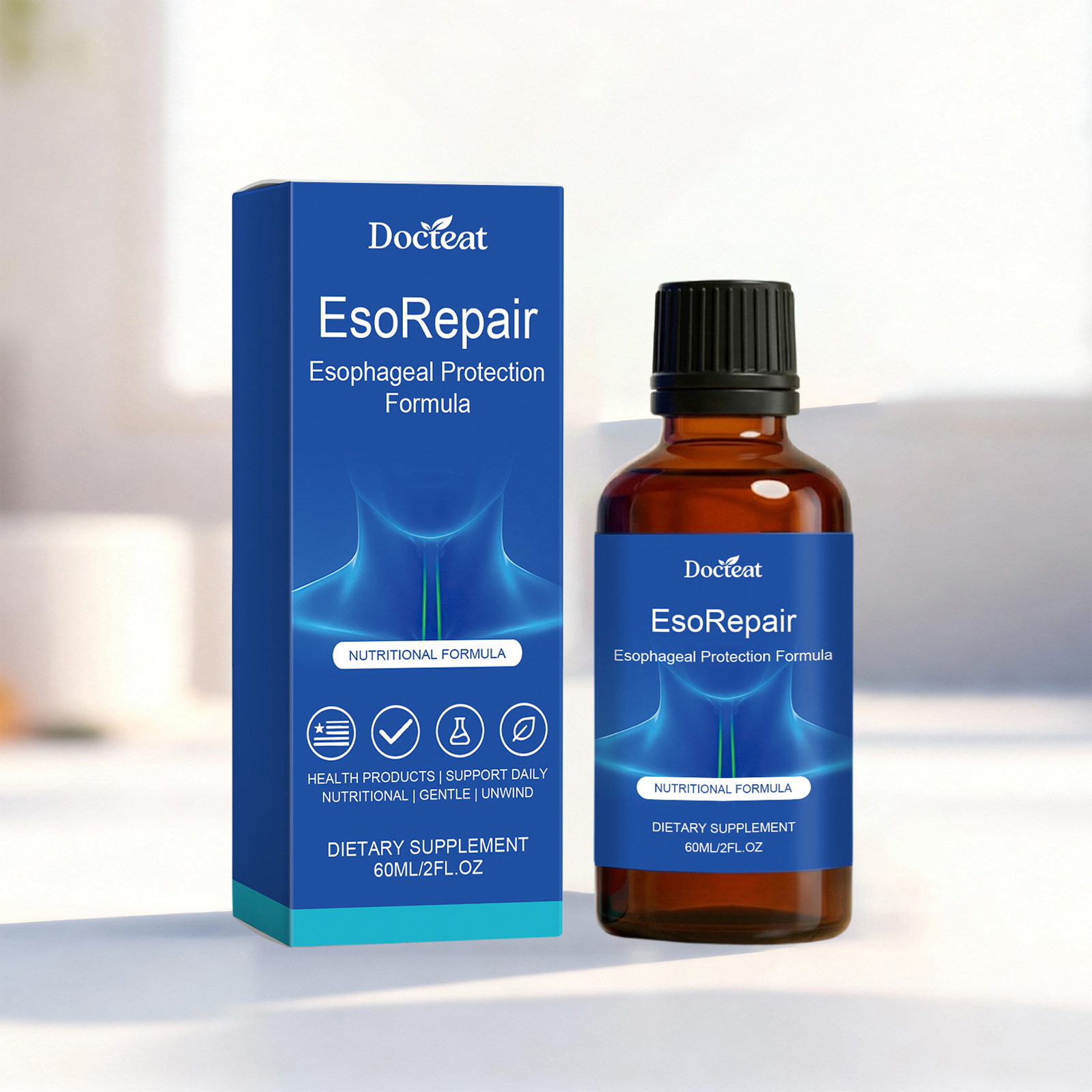 Intestinal Soothing Health Support Liquid Inlet 60ml-box photo 1