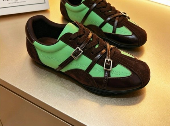2026 New Retro German Trainers For Women, Genuine Leather Breathable Versatile Flat Sports Casual Shoes, Korean Style Ladies Flats photo 6