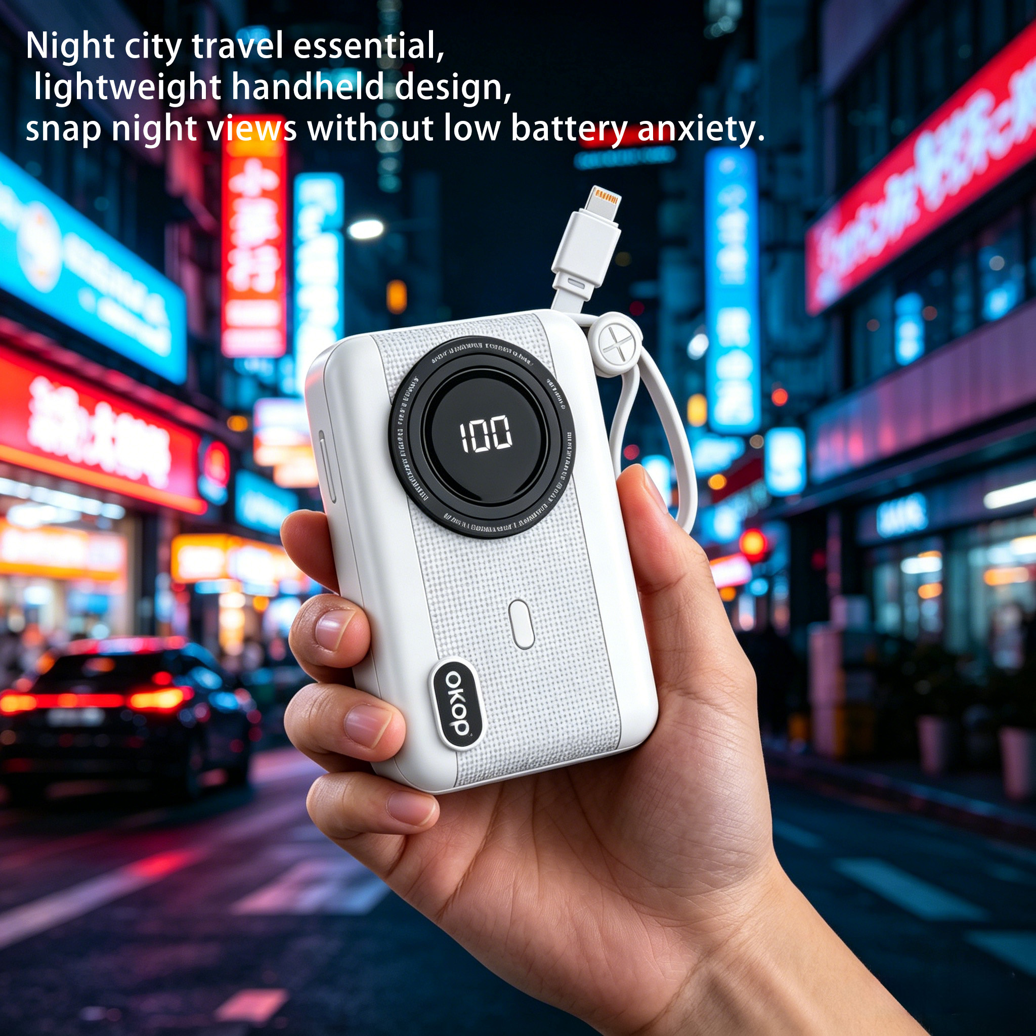 KP-719 Hot-selling 10,000mAh Power Bank 3C Certified Display Fast Charging Long Battery Life In Stock photo 6