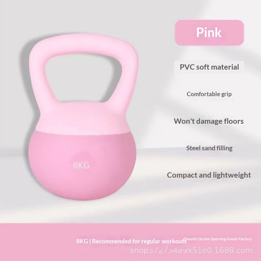 Soft Kettle Bell Women's Fitness Home 6kg Hip Training Shaping Soft Bell Kettle Men's Dumbbell Kettle Exercise Equipment photo 2