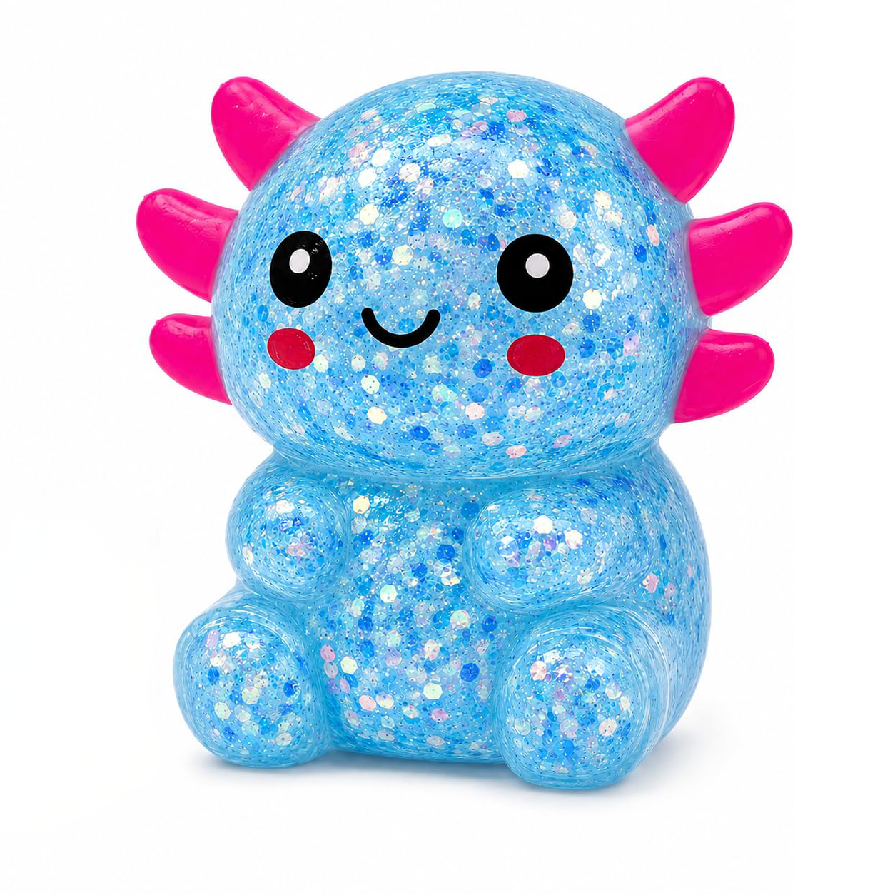 Axolotl Stress Ball, Cute Soft Slow Rising  Toy, Calming Fidget Squeeze Toy Sensory Toy For Stress Relief Kids Adults photo 2