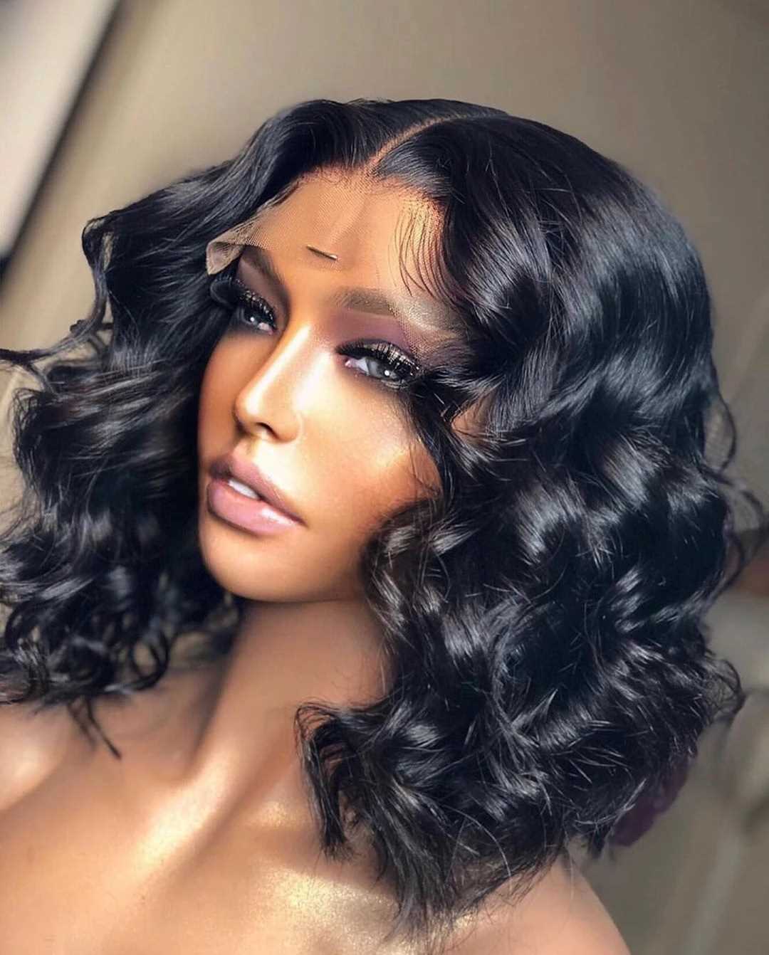 European And American Ladies Wig Black Lace Partial photo 6