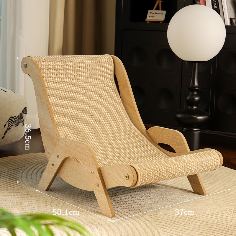Sisal Cat Scratcher Bed Lounge, Wear-Resistant Low-Shedding Toy photo 1