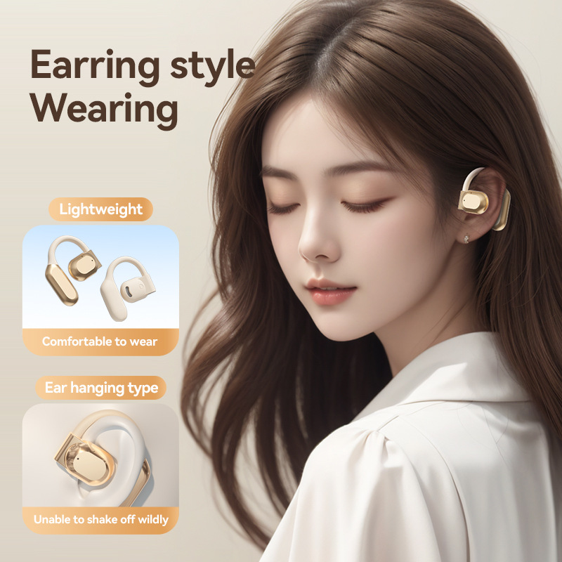 Cross Border Explosion M127 Long Range Hanging Earphone Private Model High Color Value Low Latency Wireless Bluetooth Headphones Wholesale photo 6