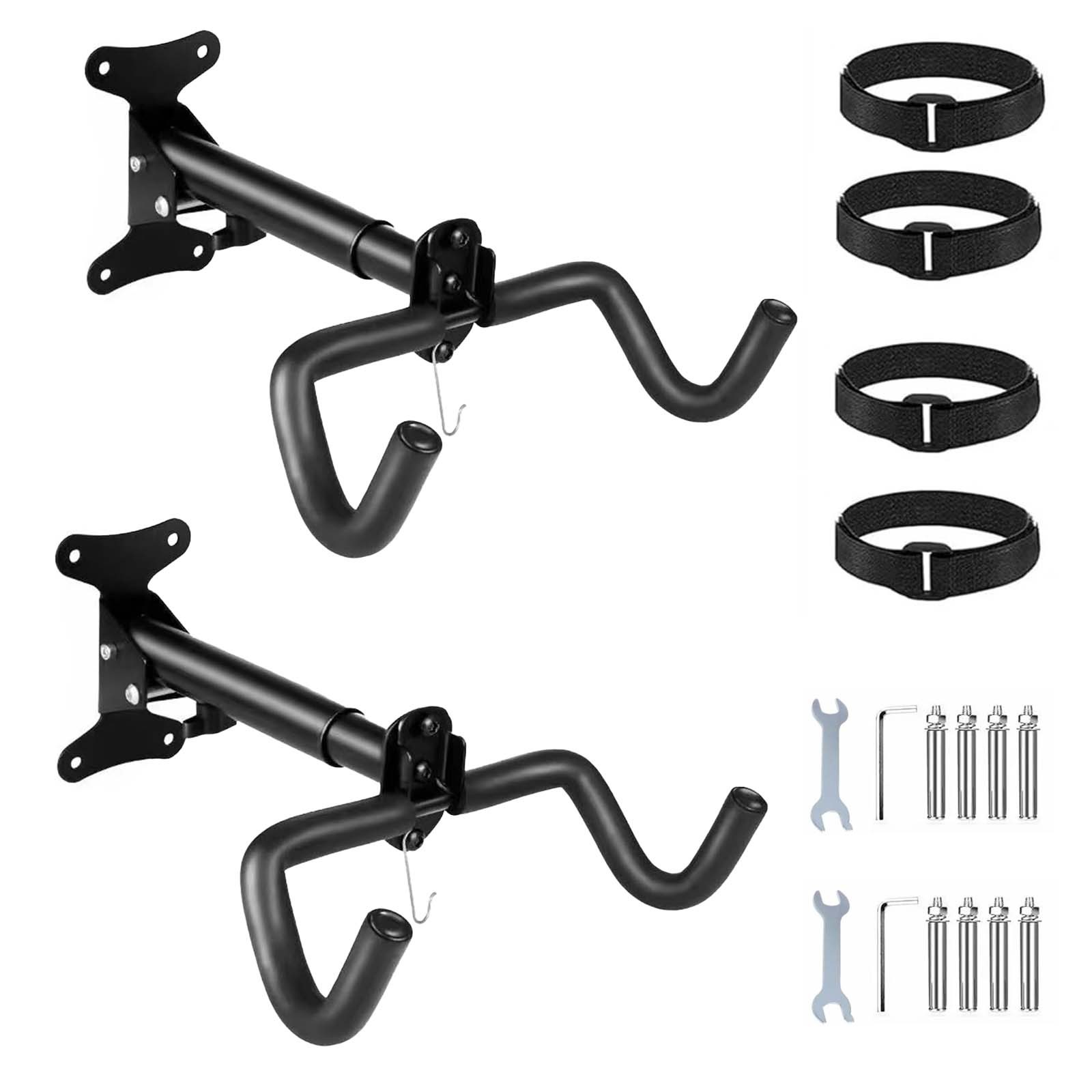 2pcs Bike Storage Hanger Wall Mounted Bicycle Hook Rack Garage Stand Tool photo 2