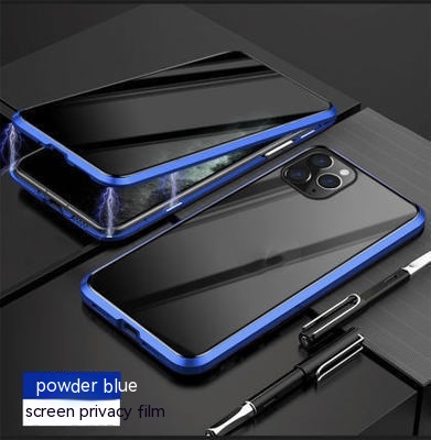 Applicable Magnetic Phone Case Metal Peep-proof Protective Cover photo 3