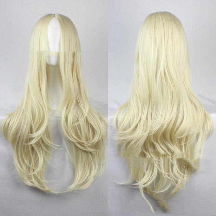 Color Wig Hand-rolled Multicolor Cosplay Center Point photo 1