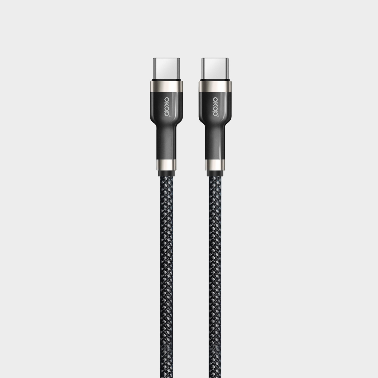 KP-318 Braided 65W Fast-Charging Data Cable Durable Overcharge Protection Type-C Compatible With Apple Android And Huawei photo 3