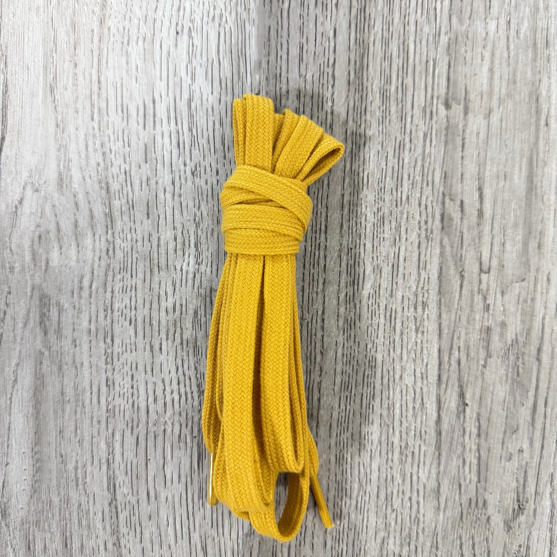 Flat Solid-Color Cotton Shoelaces photo 6