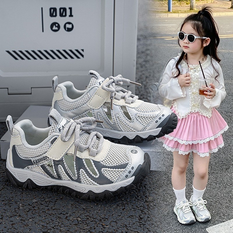 2026 Spring Summer Kids Mango Toe Sneakers, Lightweight Soft Sole Hiking Dad Shoes, Casual Closed-Toe Sports Sandals photo 1