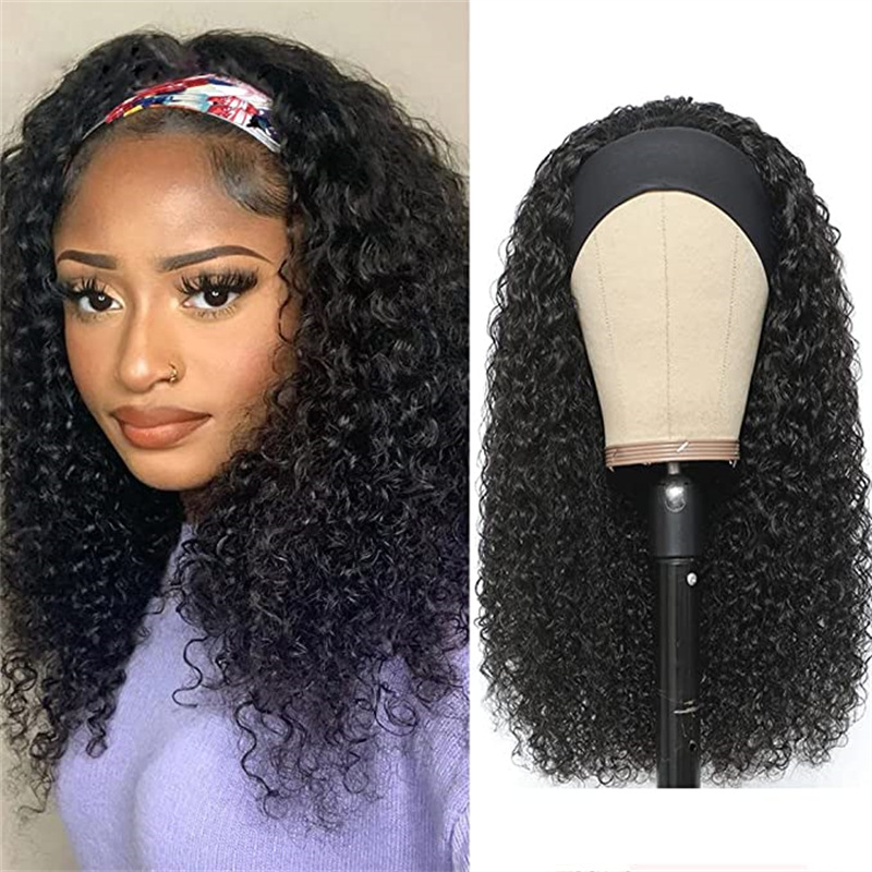Black Small Curly Medium Curly Synthetic Fiber Hair Cover photo 5