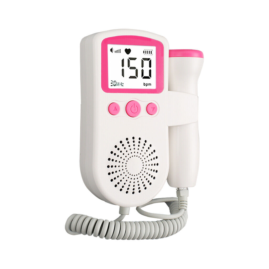 Fetal Doppler Detector Baby Heart Beat Rate Probe Prenatal Monitor Ultrasonic photo 4