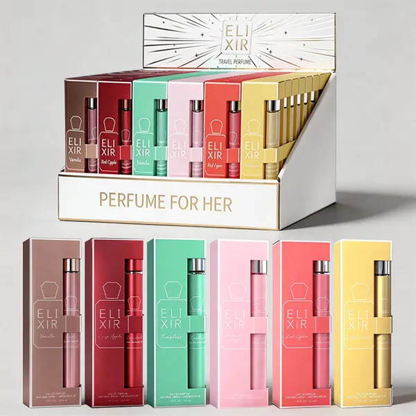 Women's 6-Piece Set Travel Perfume 35ml 1.18oz Perfume For Her PDQ Sweet Gourmand & Floral Fragrances Long Lasting For Party Night Out & Daily Wear Perfect Gift For Girlfriend, Best Friend, Mother photo 5
