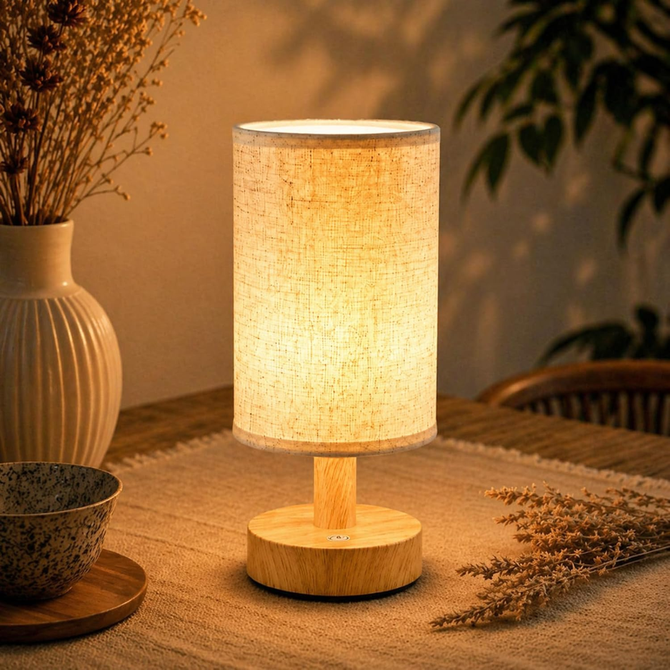 Mini Cordless Bedside Lamp, Touch Rechargeable LED Night Light photo 4