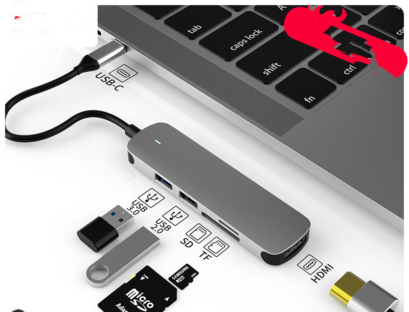 Hub Multi-function Hub HDMI Docking Station Notebook Converter photo 5