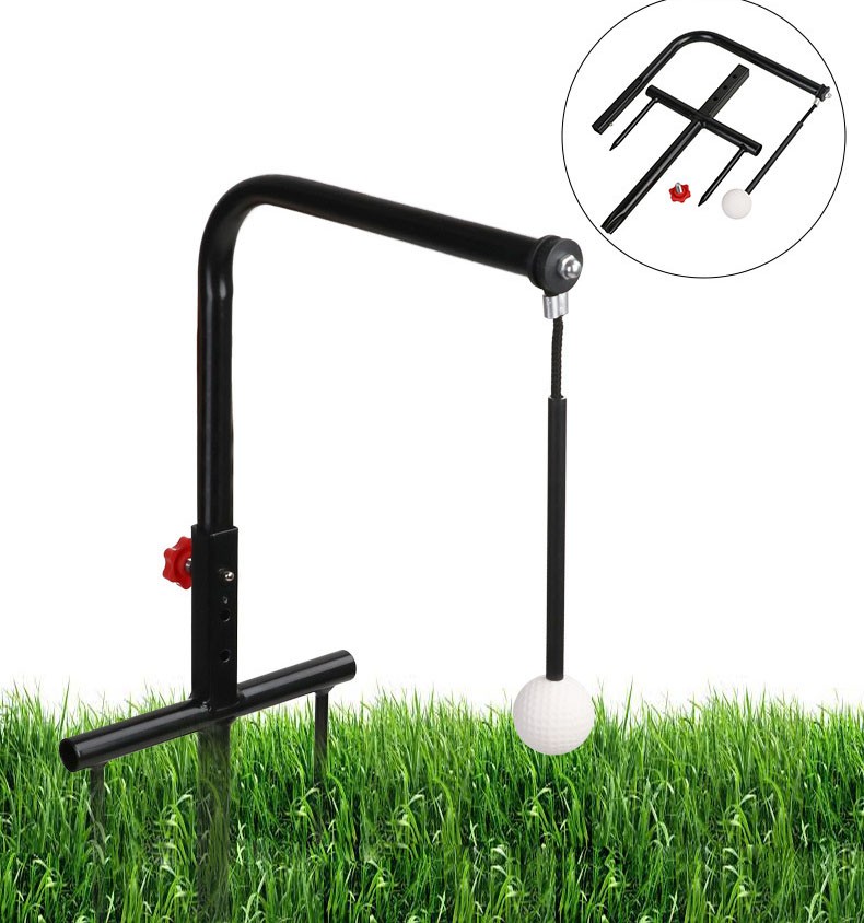Golf Swing Trainer Aid Golf Practice Swing Groover Hitting Training Adjustable photo 1
