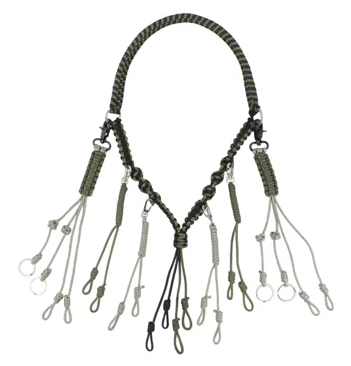 Duck Call Lanyard-Durable High Pressure Polyester Material With Multiple Loops Adjustable Strap For Waterfowl Hunting Outdoors photo 1
