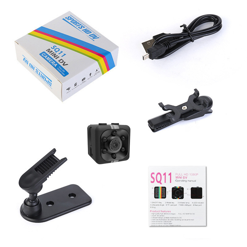 SQ11 Movement Function Camera Cross-border Camera, Card Insertion Direct Recording, Outdoor Aerial Photography High-definition WiFi Camera photo 2