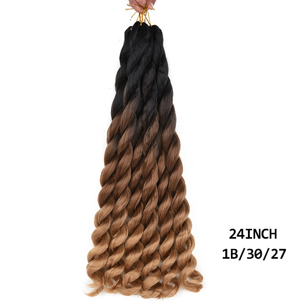 Big Curly Dirty Braid Crochet Wig photo 3