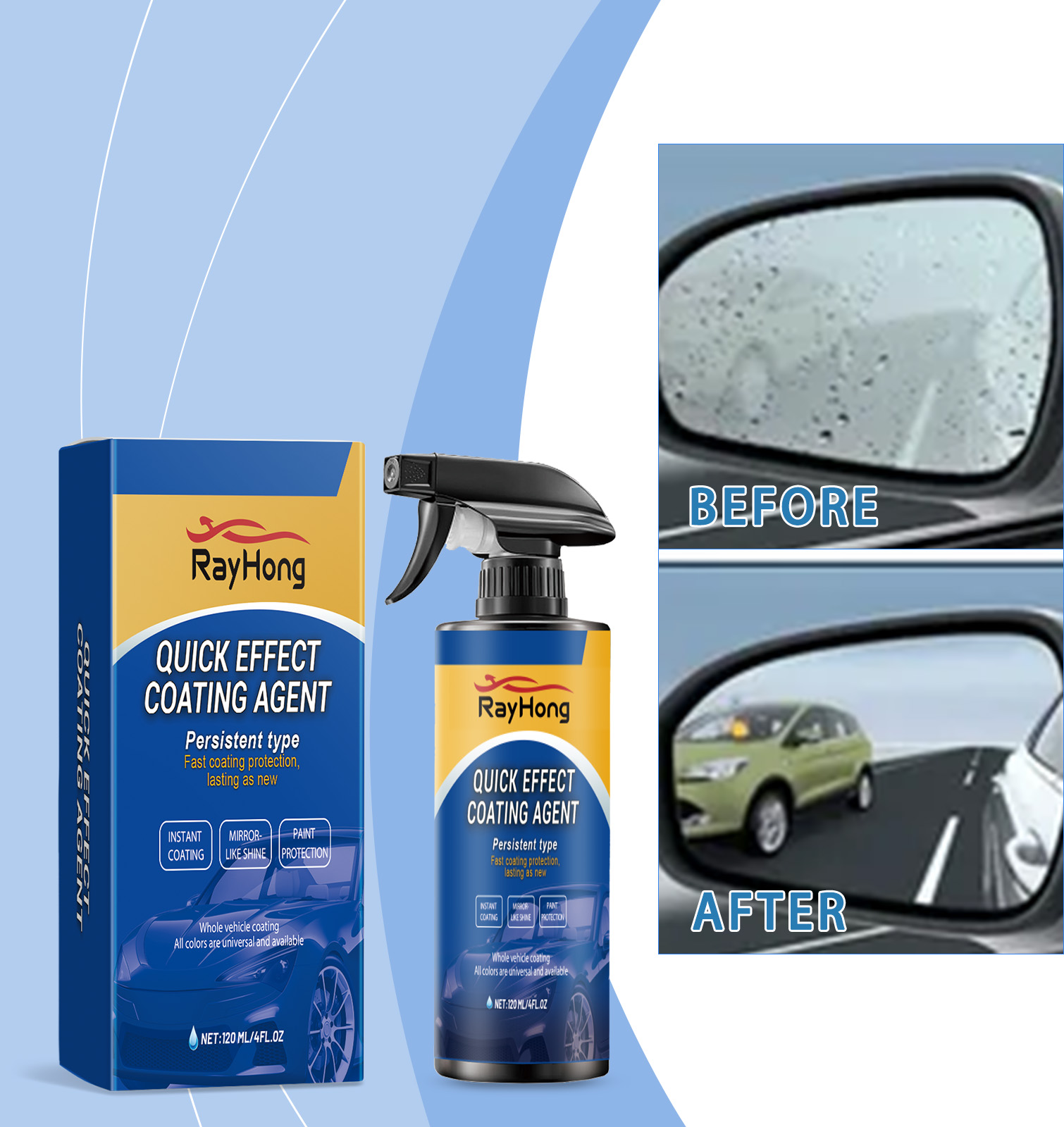 Automotive Coating Spray 120ml 1box photo 6