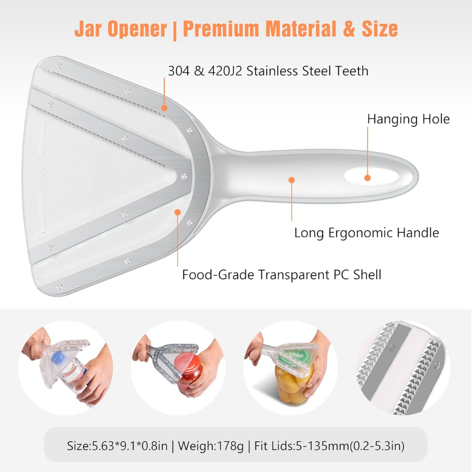 Patented Jar Opener For Weak Hands Seniors And Easy Lid Opening photo 7