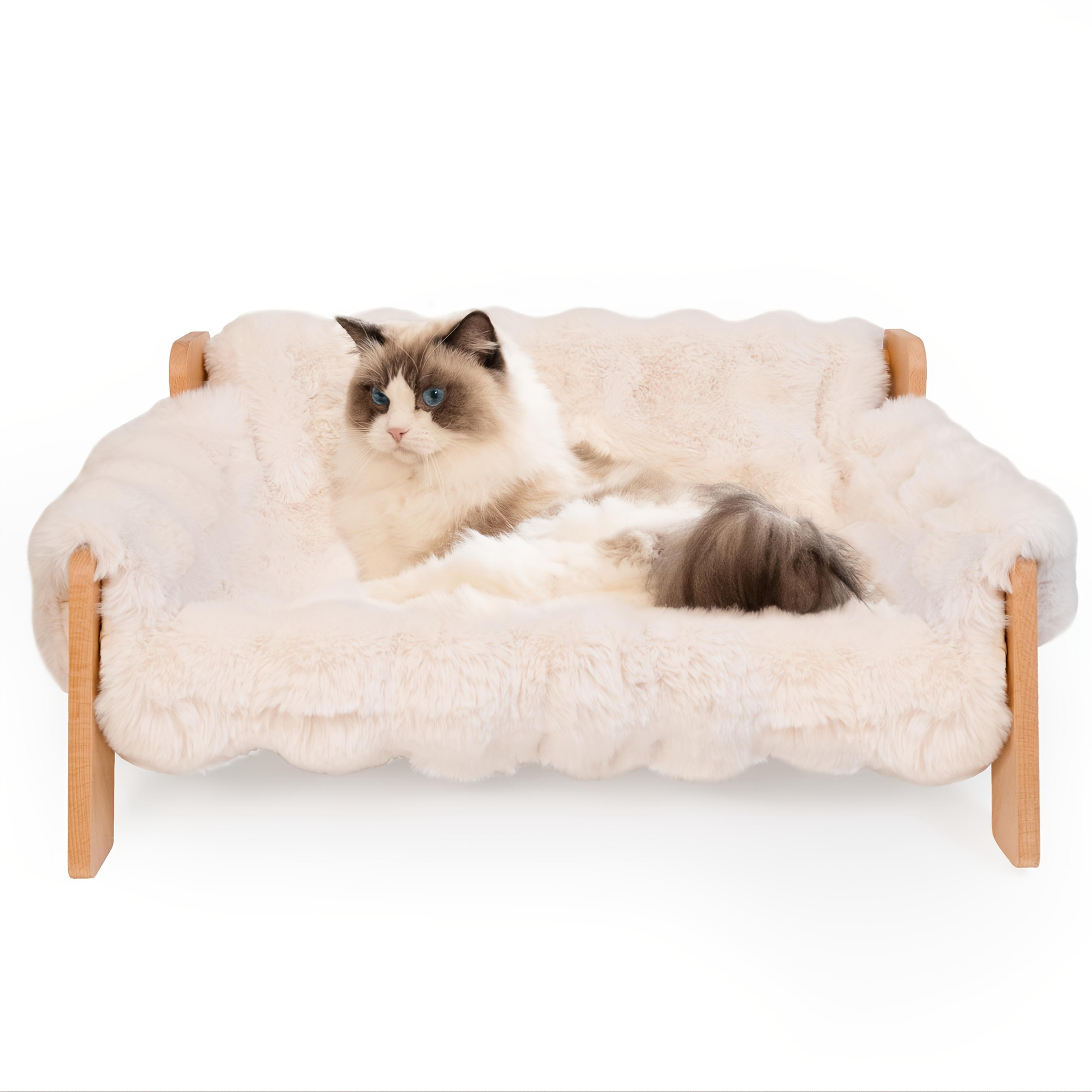 Cat Sofa Bed, Soft Plush Pet Sofa With Removable And Washable Cover, Non-slip Edge, Suitable For Indoor Cats And Small Dogs. photo 2