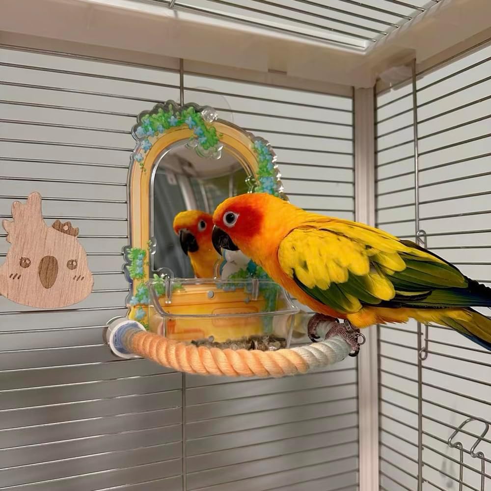 Gradient Colorful Bird Rope Perch Stand For Bird Cages Bendable Climbing Rope Cage Accessory Toy For Cockatiel Parakeet Sugar Glider photo 2