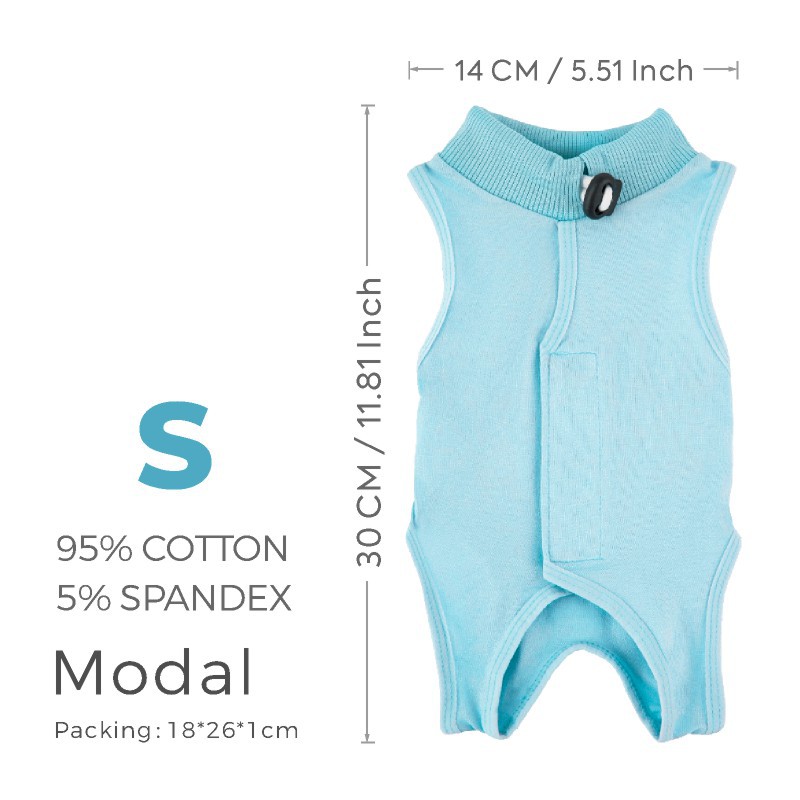 Cat Recovery Suit Cat Onesie For Cats After Surgery For Abdominal Wounds  Cat Onesie For Cats After Surgery Female, Kitten Recovery Suit, Soft E-Collar  After Spay Bodysuit Anti Licking photo 7