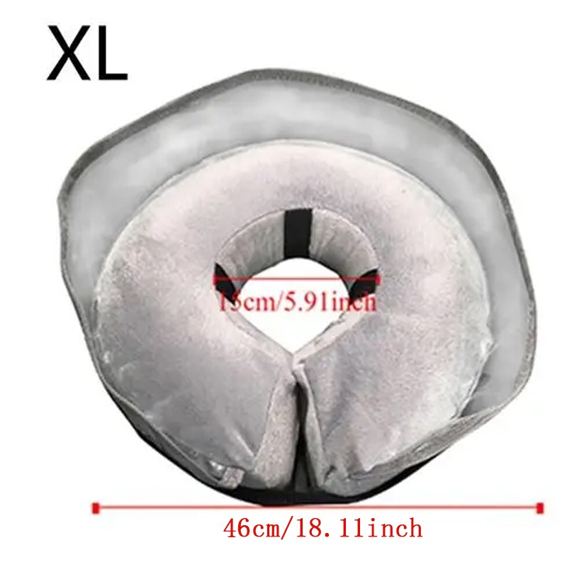 Inflatable Dog Cone Collar Soft After Surgery ALterna Tive Meff-Mluk photo 7